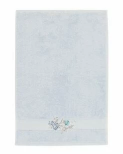 Discount 💯 Anne De Solene Nelly Blue Guest Towel Home Bath Towels ✔️