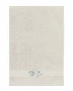 Best Sale 🧨 Anne De Solene Nelly Grey Guest Towel Home Bath Towels 😀