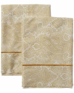 Wholesale ✨ Anne De Solene Set Of 2 Paisley Pillowcases Home Pillowcases & Shams 🎉