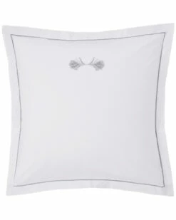 Hot Sale ๐ Anne De Solene Plume Embroidered Euro Sham Home Pillowcases & Shams โจ