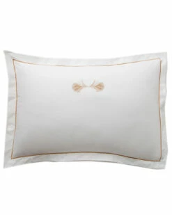 Best deal ⭐ Anne De Solene Plume Embroidered Sham Home Pillowcases & Shams ⌛